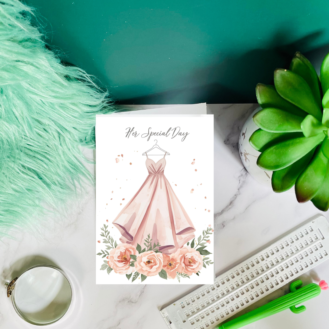Braille Birthday for Her Card – “Her Special Day”