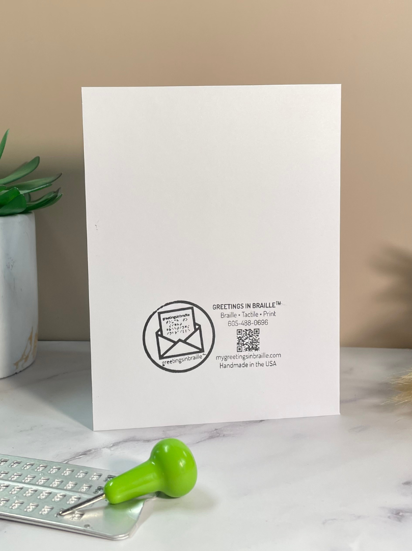 Braille Clergy Appreciation Day Card – “Called to Lead”