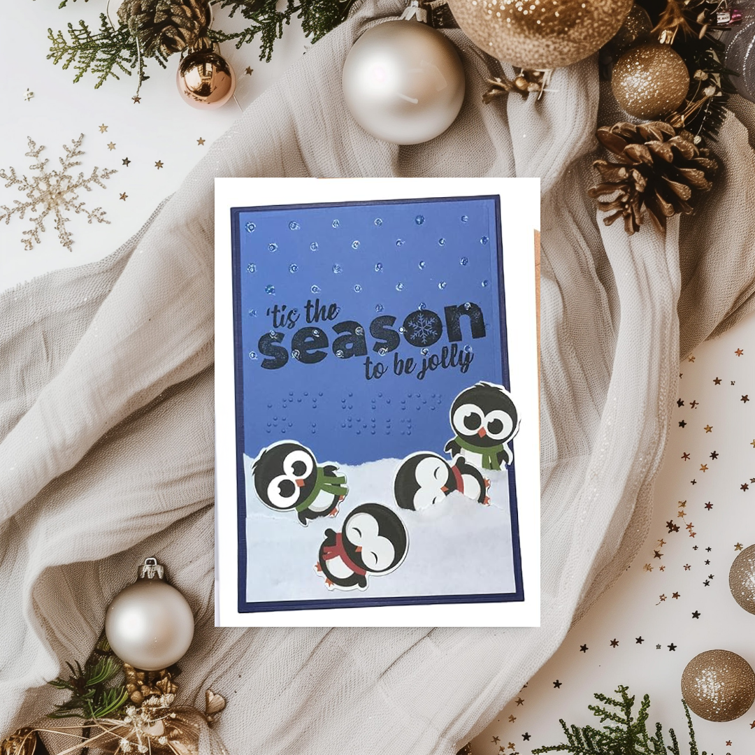 Braille Christmas Greeting Cards Card – “Tis the Season”