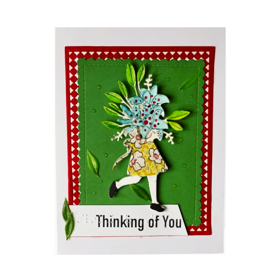 Braille For Everyone Card – “Thinking of You”