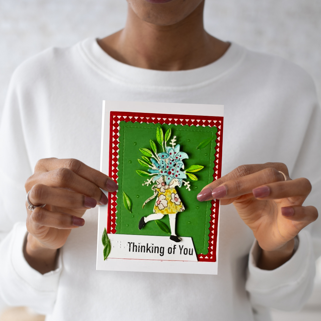 Braille For Everyone Card – “Thinking of You”