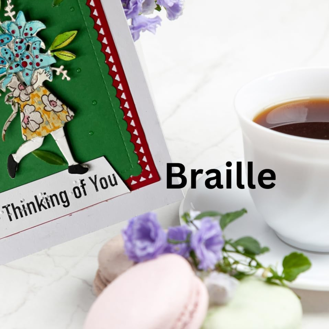Braille For Everyone Card – “Thinking of You”