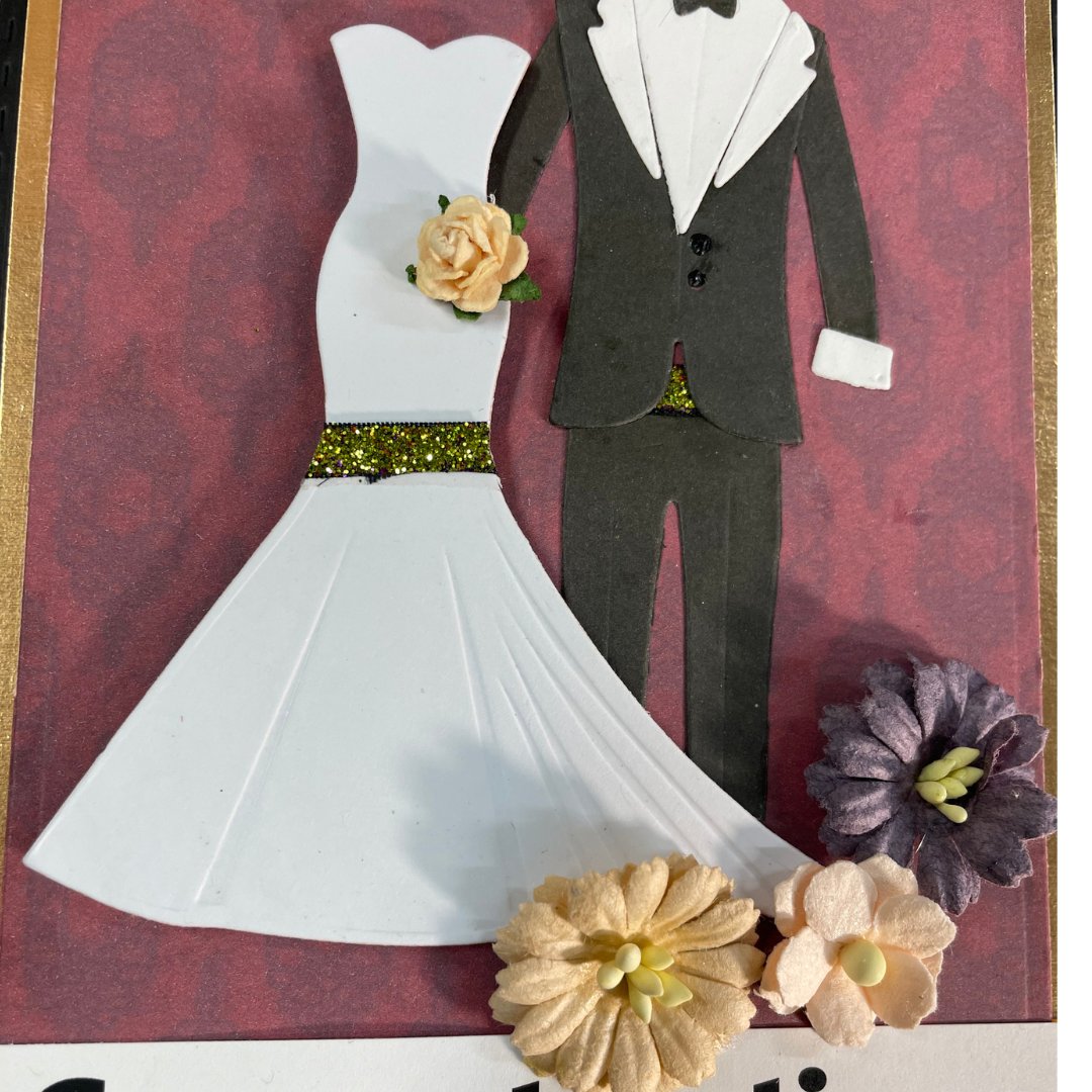 Wedding Greeting Card with Braille