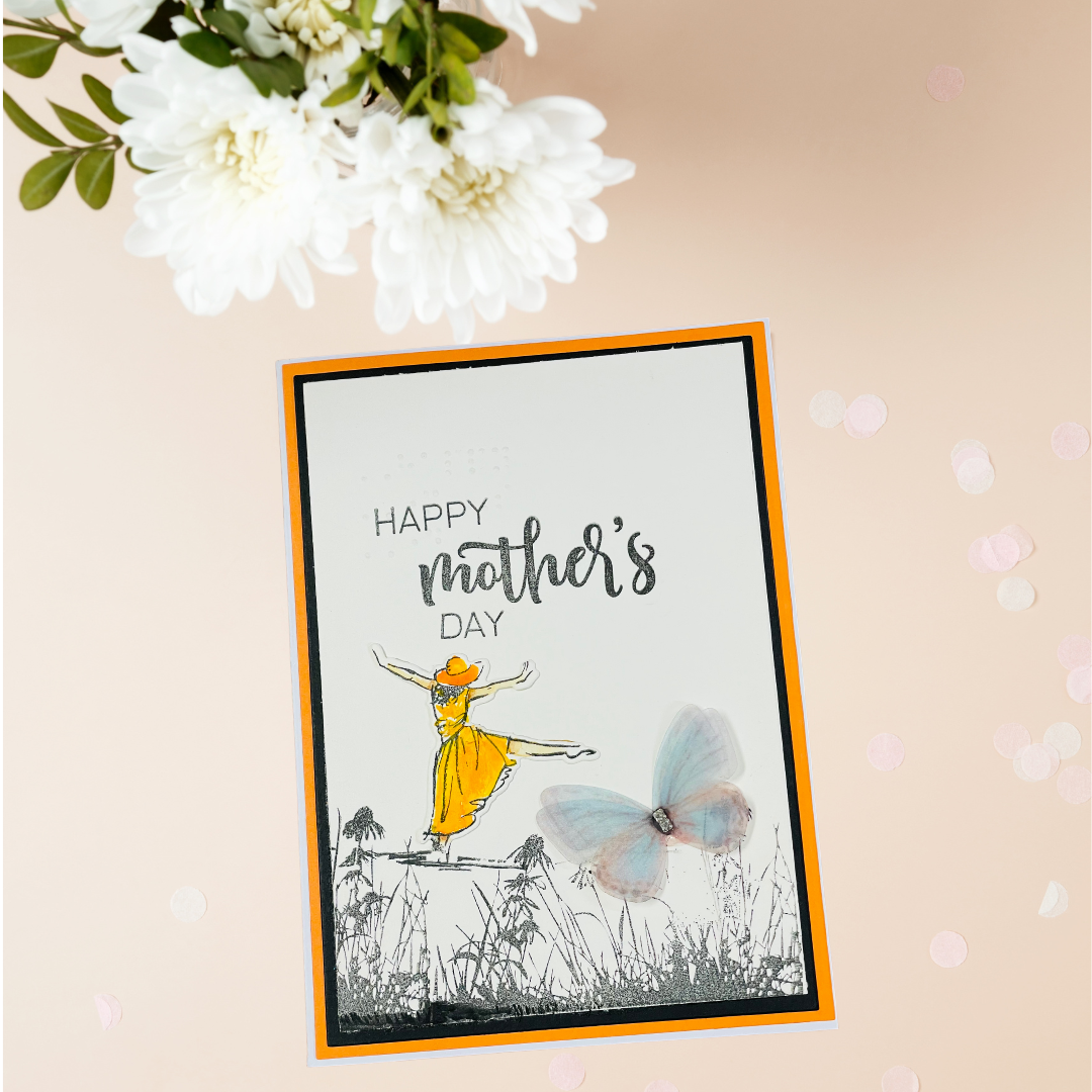 Braille Mother's Day Card – Free Spirit