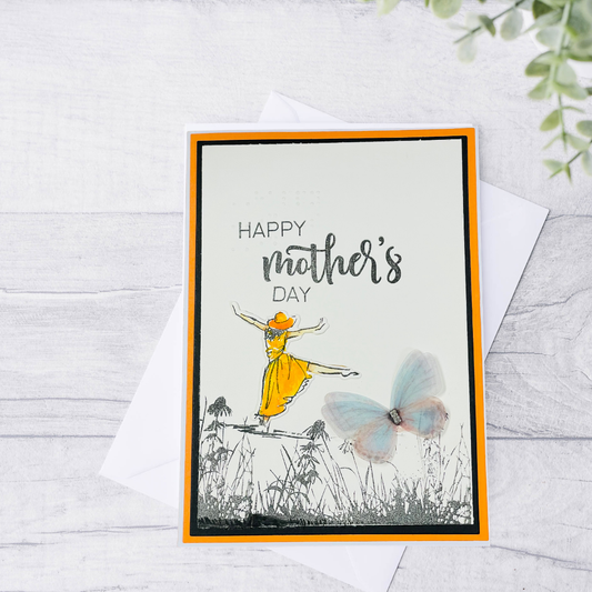 Braille Mother's Day Card – Free Spirit