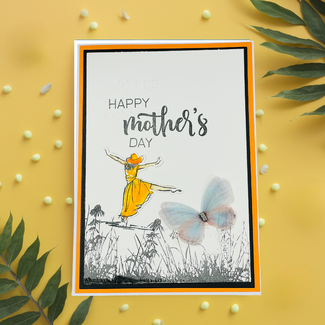 Braille Mother's Day Card – Free Spirit